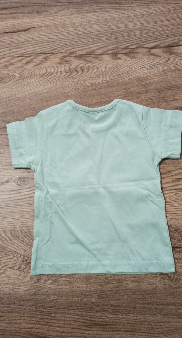 Turkuaz Baskılı Erkek Çocuk Kısa Kollu Tişört - Görsel 3