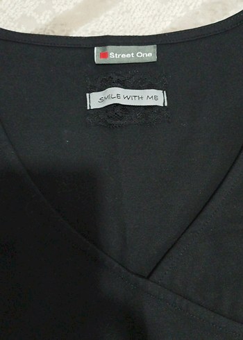 Siyah Kolsuz V Yaka Midi Elbise - Görsel 3