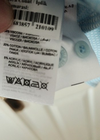 Mavi Pamuklu Erkek Uzun Kollu Gömlek - Görsel 4