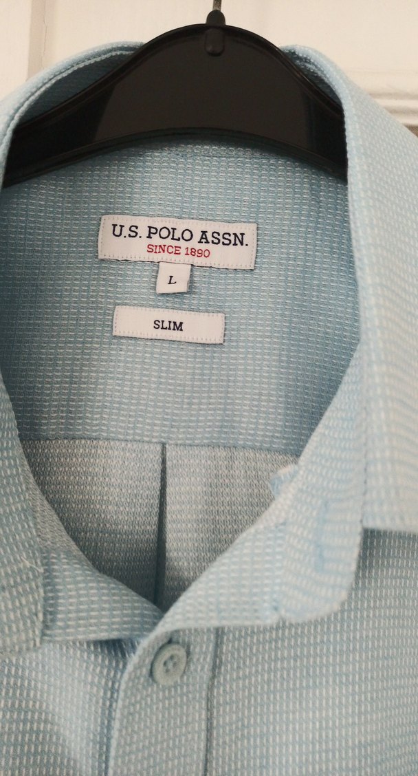 Mavi Pamuklu Erkek Uzun Kollu Gömlek - Görsel 2