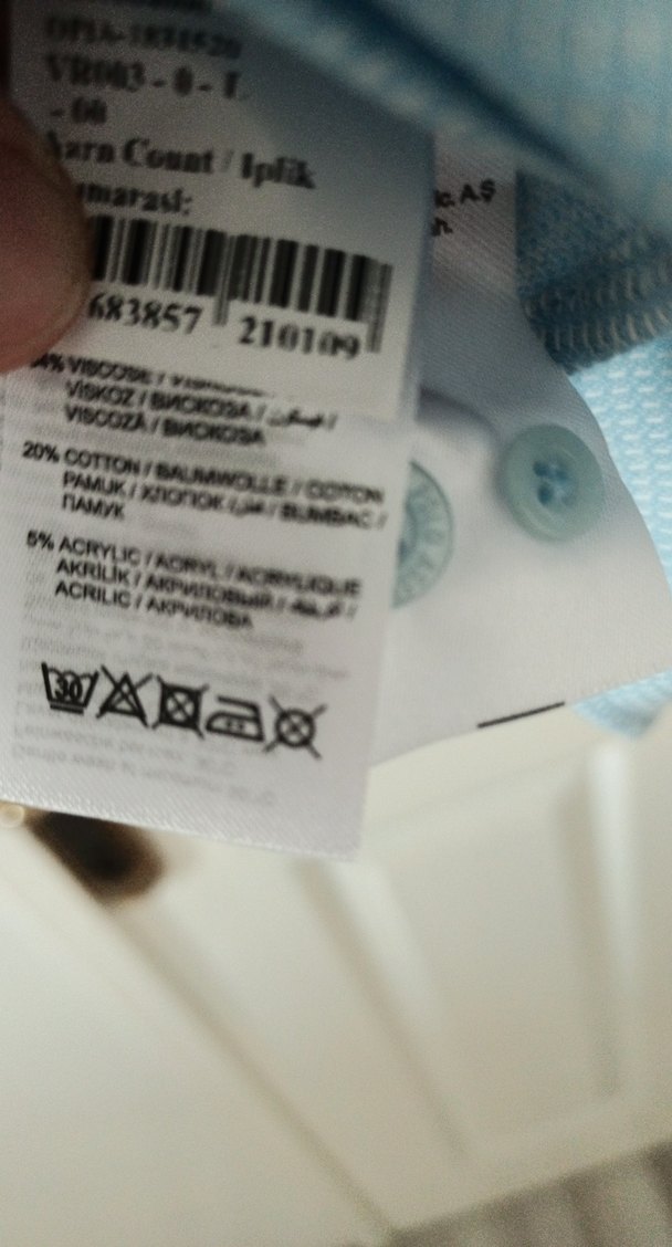 Mavi Pamuklu Erkek Uzun Kollu Gömlek - Görsel 4