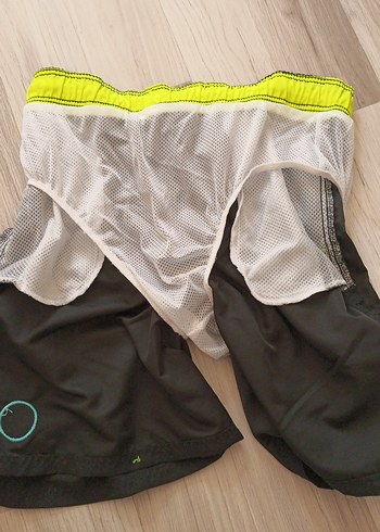 Erkek Çocuk Koyu Yeşil Şort - Görsel 5