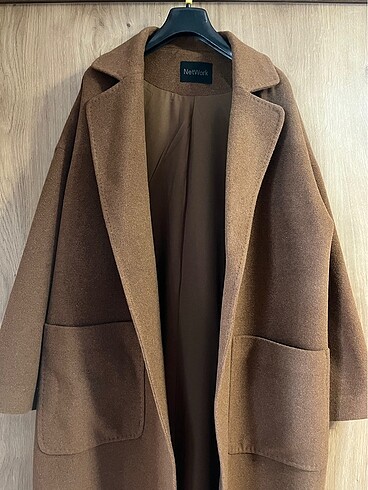 m Beden kahverengi Renk Oversize palto
