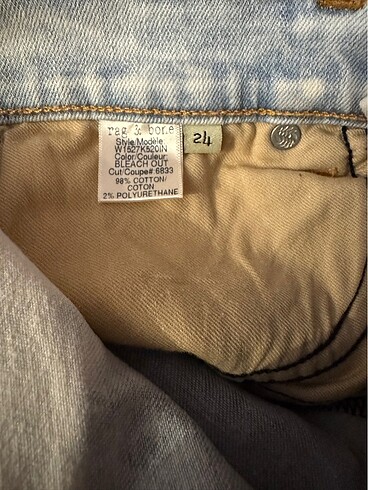 xs Beden mavi Renk Rag&Bone jean