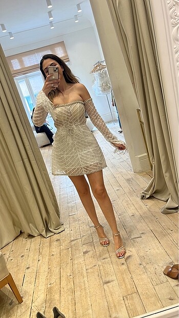 36 Beden Night Shift Couture Bambie Dress After Party Elbisesi