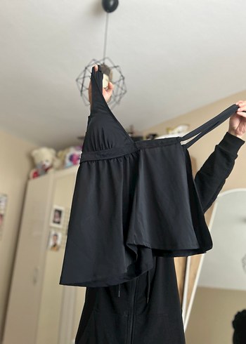 xl Beden siyah Renk Penti ETİTEKLİ BİKİNİ ÜSTÜ