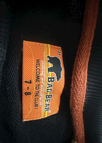 Bad Bear (Orjinal Ürün)
Siyah Kapüşonsuz Erkek Sweatshirt - Görsel 4