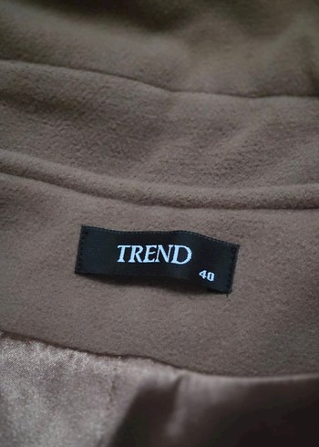 Düğmeli Kahverengi Kaban - Görsel 5