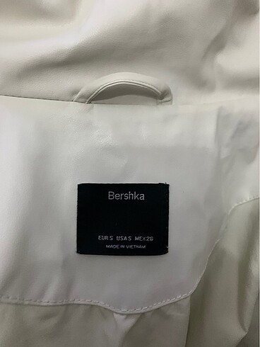 s Beden Bershka suni deri puffer mont