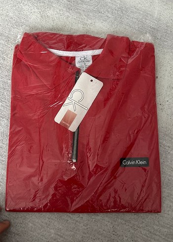 Calvin Klein Kırmızı Fermuarlı Polo
