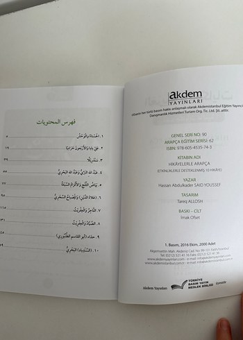  Beden Renk Hikayelerle Arapça - 10 Destekli Hikaye Kitabı