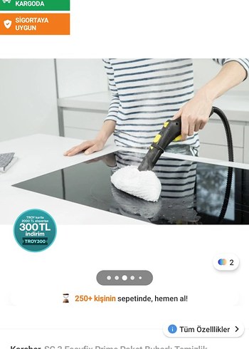 Diğer Karcher SC 3 EasyFix Buharlı Temizlik Makinesi