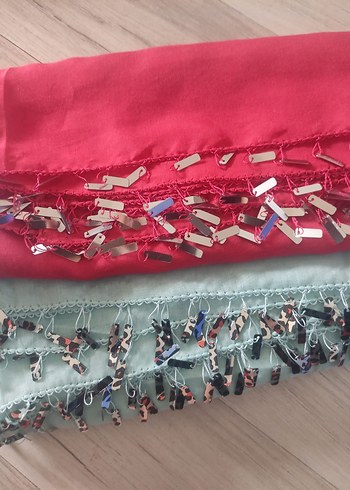 Püsküllü Parlak Çok Renkli yemeni baş örtü sü - Görsel 8