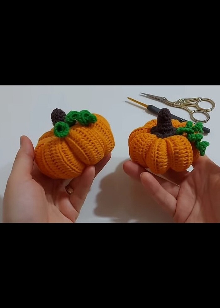 Amigurumi kabak - Görsel 4