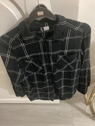 H&M Bayan kareli gömlek