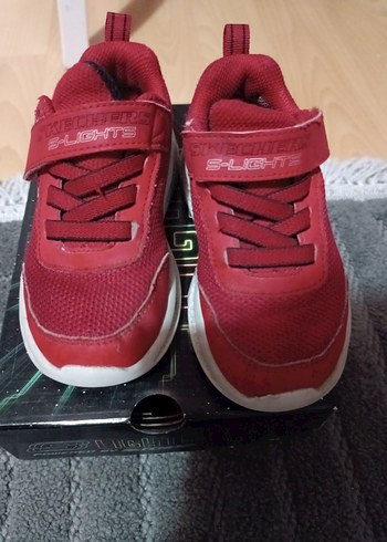 Kırmızı Erkek Çocuk Spor Ayakkabı Skechers 25
