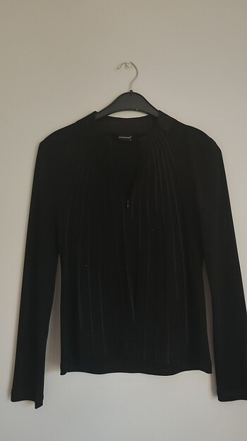 Moda ilgi saten üst 