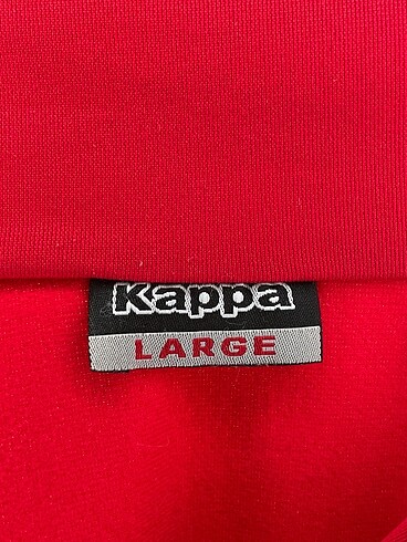 l Beden kırmızı Renk Kappa Spor Dış Giyim %70 İndirimli.