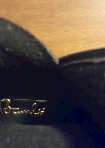 Kadın Siyah Deri Dizüstü Tokalı Bot - Görsel 3