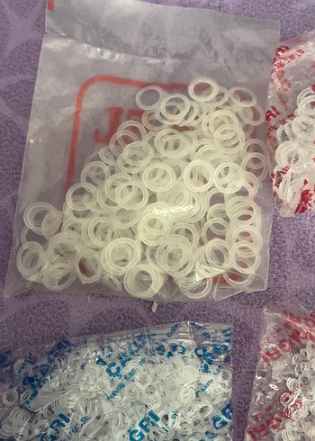 Beyaz Tırnak Dekorasyon Halkaları - Görsel 2