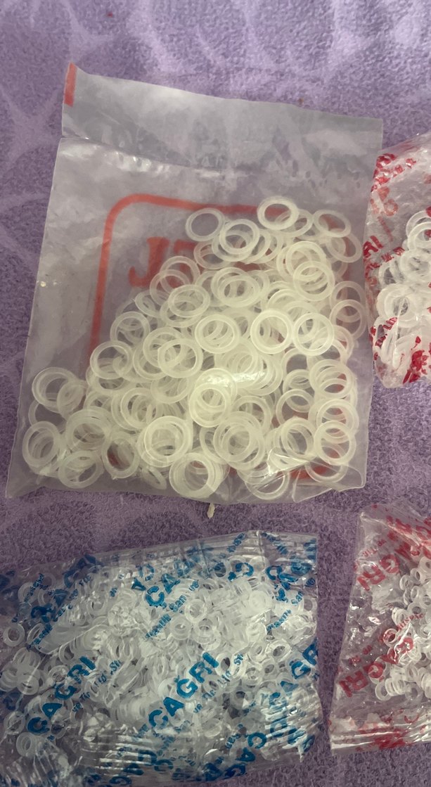 Beyaz Tırnak Dekorasyon Halkaları - Görsel 2