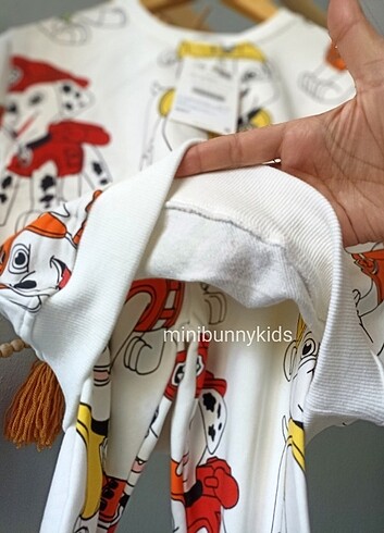 Paw patrol zara erkek takım