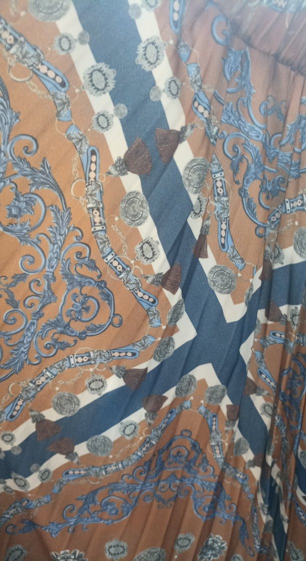 Bağcıklı Bohem Midi Etek - Görsel 3