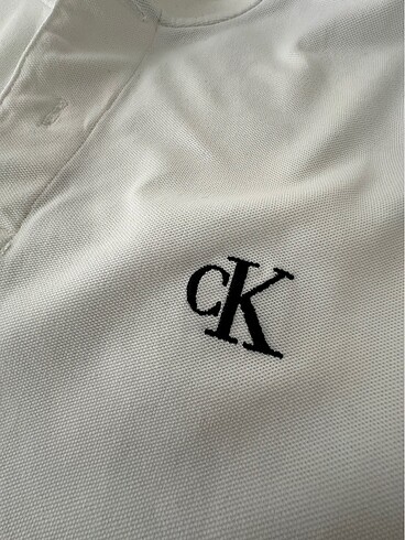 m Beden beyaz Renk Orj. Calvin Klein Polo T-Shirt