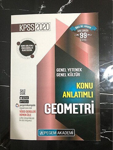 Beden Renk KPSS Matematik+Geometri 4 adet soru bankası+konu anlatımlı