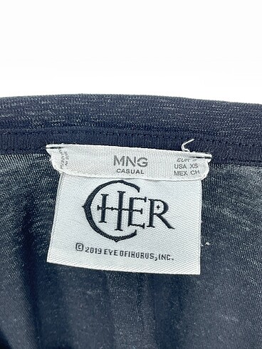 s Beden siyah Renk Mango T-shirt %70 İndirimli.