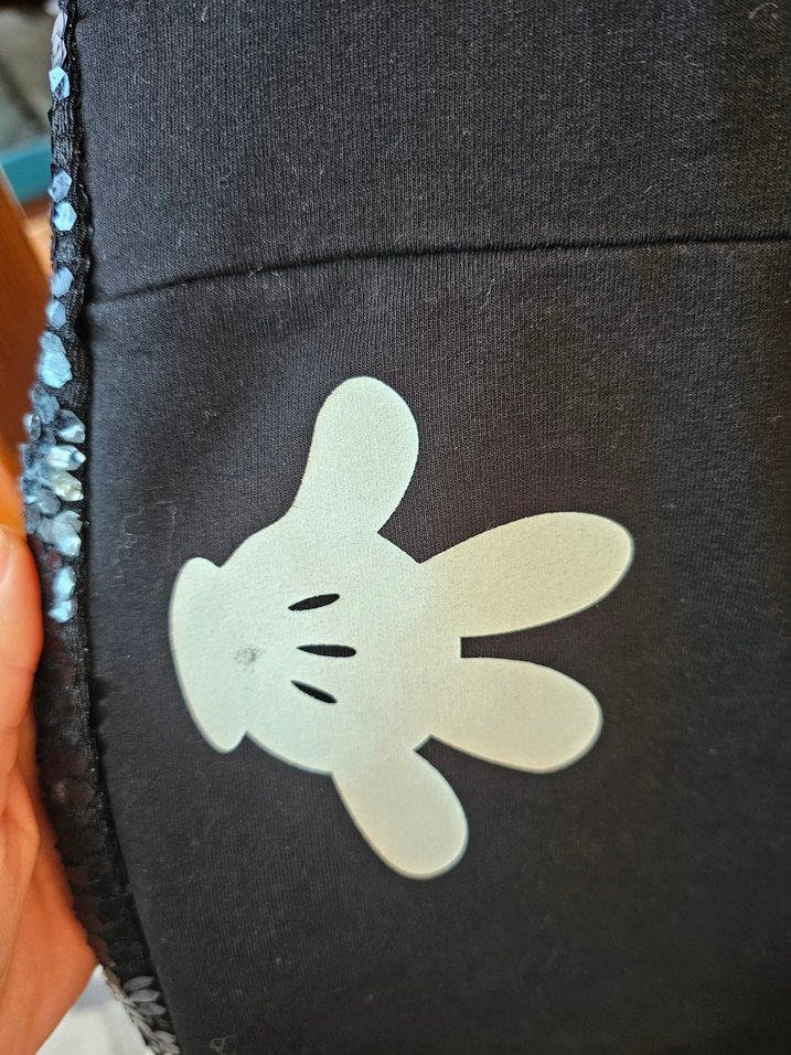 Kız Çocuk Siyah Minnie Baskılı Sweatshirt - Görsel 3