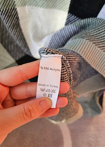 Kadın V Yaka Örgü Salaş Kazak - Görsel 5