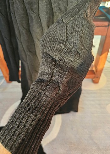 Siyah Triko Kadın Kazak - Görsel 5