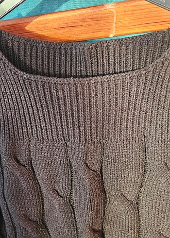 Siyah Triko Kadın Kazak - Görsel 2