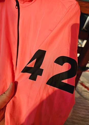 Fermuarlı Pembe Kapüşonlu Spor Ceket - Görsel 2