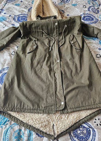 Kürklü Kapüşonlu Kaban - Görsel 5