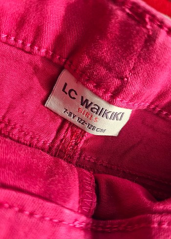 Düğmeli Pembe Kısa Çocuk Eteği - Görsel 3