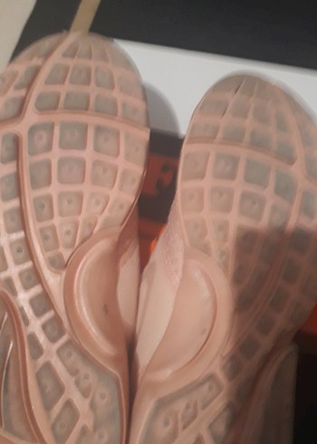 36 Beden çeşitli Renk Bej Bağcıklı Nike Spor Ayakkabı orjinal deil