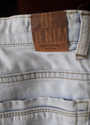 Denim&Co Bikez giyildi üzerinde daraltma tadilatioldu beli 30 boyu 95cdir