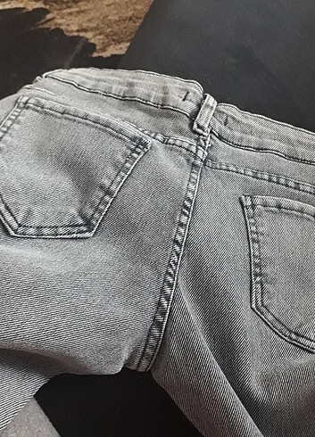 15-16 Yaş Beden çeşitli Renk Sıfır bik3z giyildi erkek için likralı jean