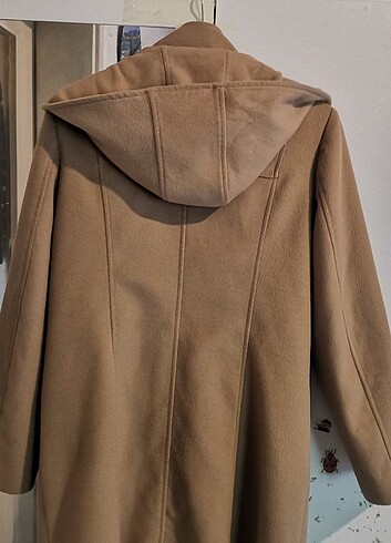 44 beden bal köpüğü rengi kaşe mont  - Görsel 4