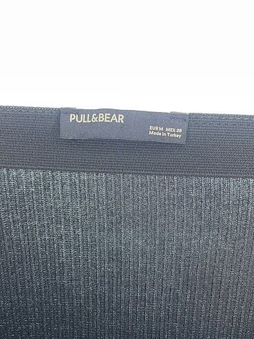 m Beden siyah Renk Pull and Bear Midi Etek %70 İndirimli.