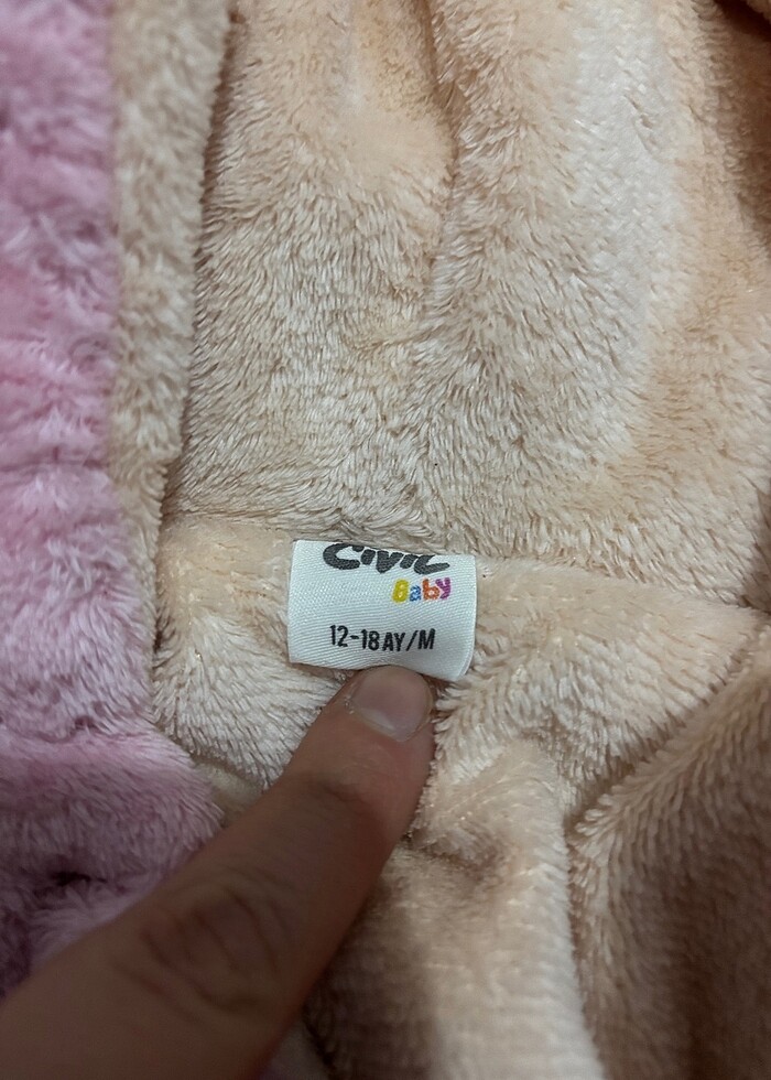 Peluş mont - Görsel 3