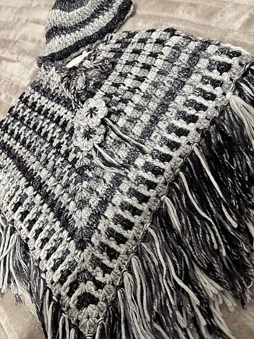 Kız çocuk panço - Görsel 2