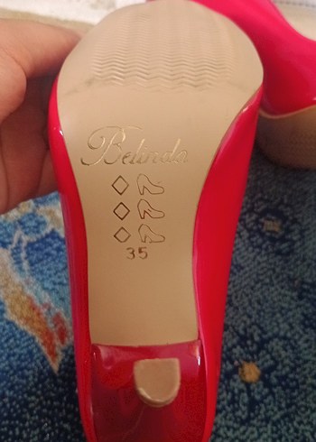 Diğer Kırmızı Yüksek Topuklu Stiletto