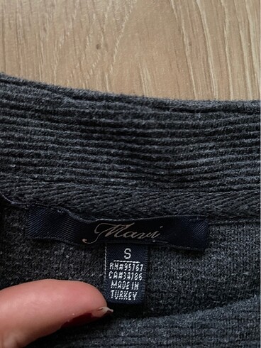 Mavi Jeans Mavi marka gri asimetrik sweatshirt