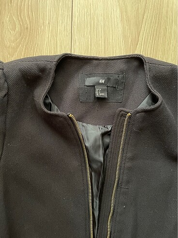 H&M h&m fermuarli astarli kaban