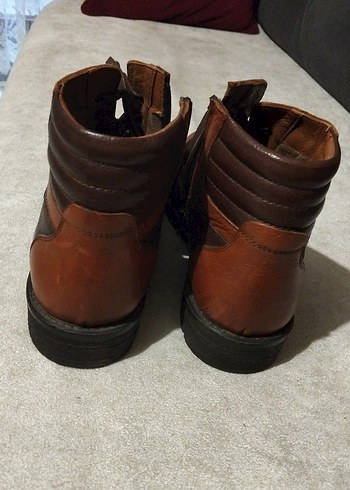 Kahverengi Deri Erkek Bot 44 numara - Görsel 2