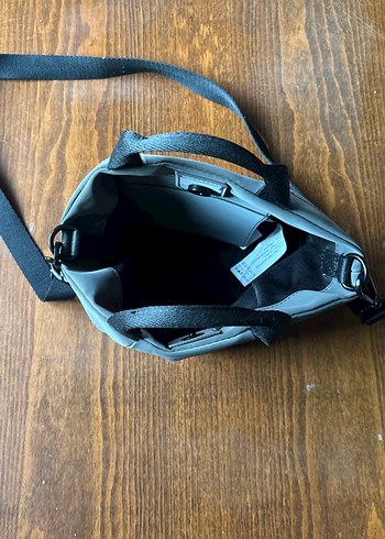 Gri Minimalist Kadın Omuz Çantası - Görsel 3