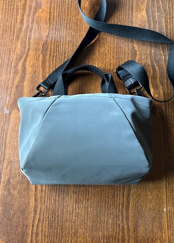 Gri Minimalist Kadın Omuz Çantası - Görsel 2